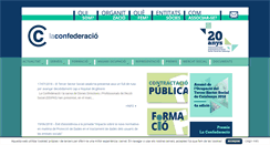 Desktop Screenshot of laconfederacio.org