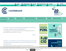 Tablet Screenshot of laconfederacio.org